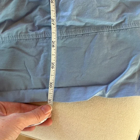 Zara Light Blue Ribbed Top - Picture 5 of 6